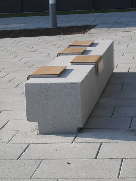 Скамейки из архитектурного бетона СМ3